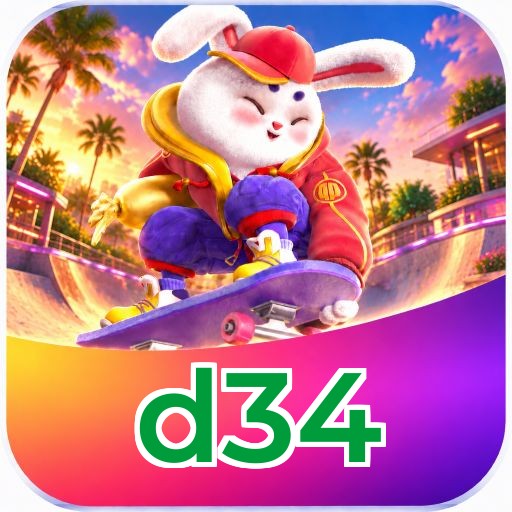 d34 Logo Oficial - Cassino Online Certificado Brasil